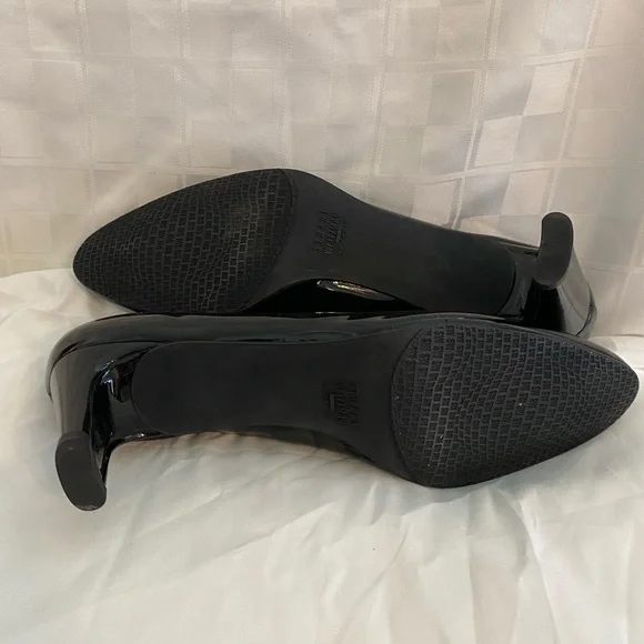 Stuart Weitzman Black Heels Patent Leather, Women’s Size 10M - Picture 9 of 15